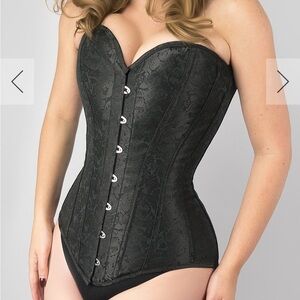 Corset Story Elegant Black Brocade Corset